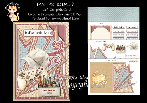 Fan-tastic Dad 7 5x7