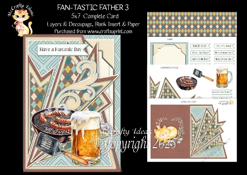 Fan-tastic Father 3 5x7