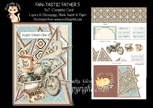 Fan-tastic Father 5 5x7