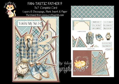 Fan-tastic Father 9 5x7