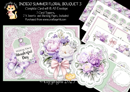 Indigo Summer Floral Bouquet 3
