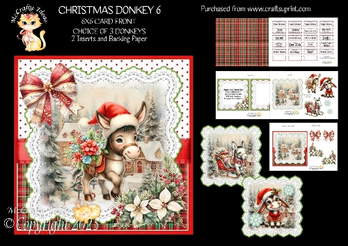 Christmas Donkey 6