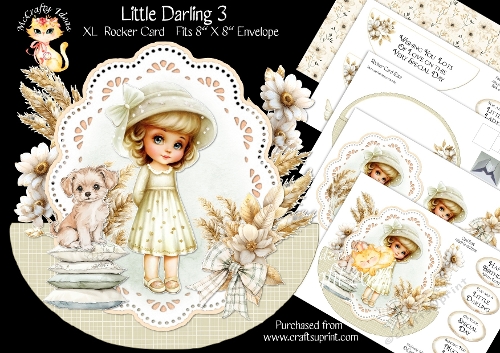 Little Darling 3 Rocker Card Mini Kit