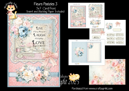 Fleurs Pasteles 3