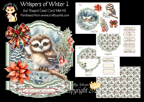 cup1387279_905 - Whispers of Winter 1 Shaped Easel
