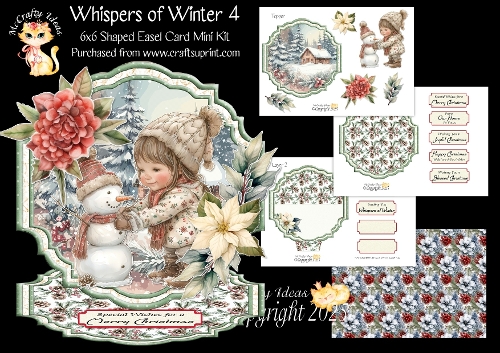cup1387282_905 - Whispers of Winter 4 Shaped Easel