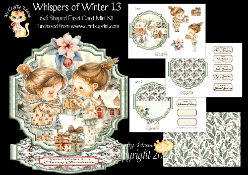 Whispers of Winter 13 Shaped Easel