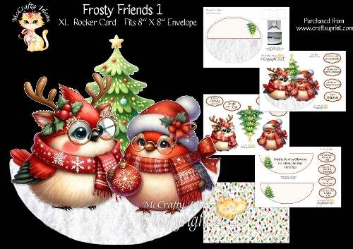 Frosty Friends 1 Rocker Card Mini Kit