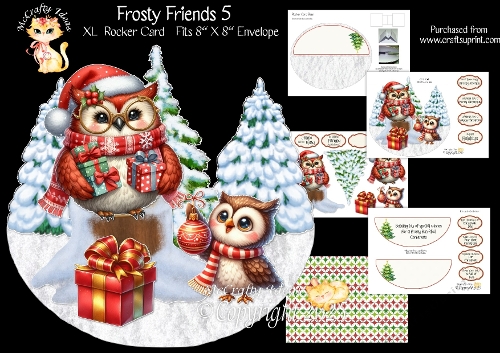 Frosty Friends 5 Rocker Card Mini Kit