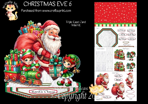 Christmas Eve 6 Triple Easel