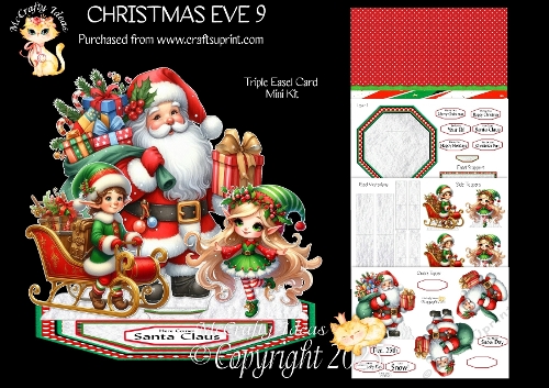 Christmas Eve 9 Triple Easel