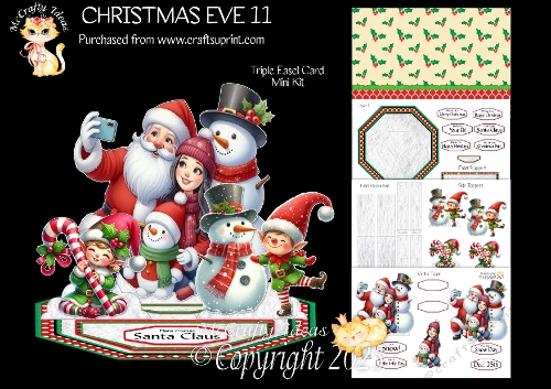 Christmas Eve 11 Triple Easel