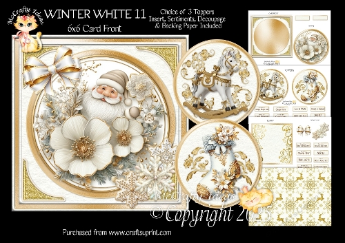 Winter White 11 6x6