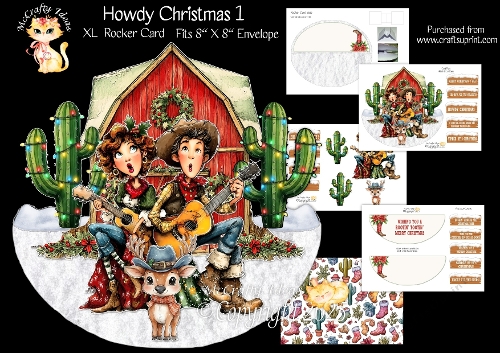 cup1413951_905 - Howdy Christmas 1 Rocker Mini Kit