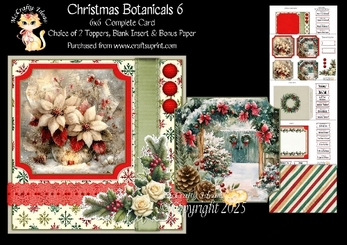 Christmas Botanicals 6 6x6