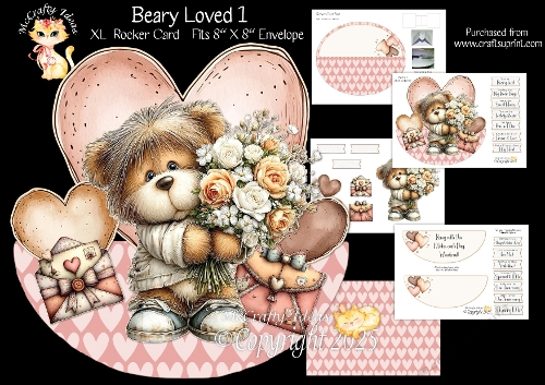 Beary Loved 1 Rocker Mini Kit