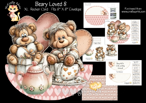 Beary Loved 8 Rocker Mini Kit