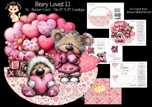 Beary Loved 11 Rocker Mini Kit