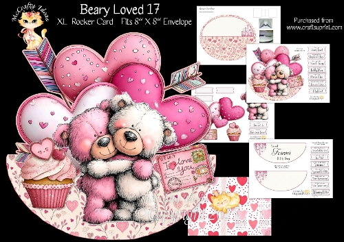 Beary Loved 17 Rocker Mini Kit