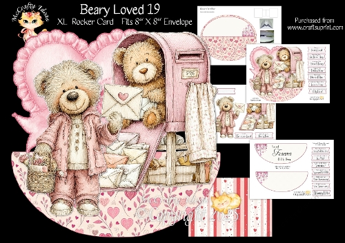Beary Loved 19 Rocker Mini Kit