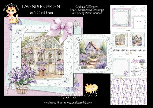 Lavender Garden 1 6x6
