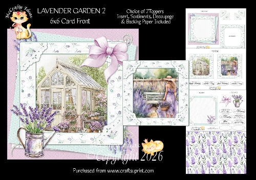 Lavender Garden 2 6x6