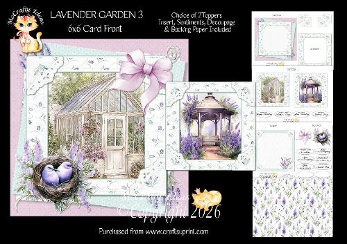 Lavender Garden 3 6x6