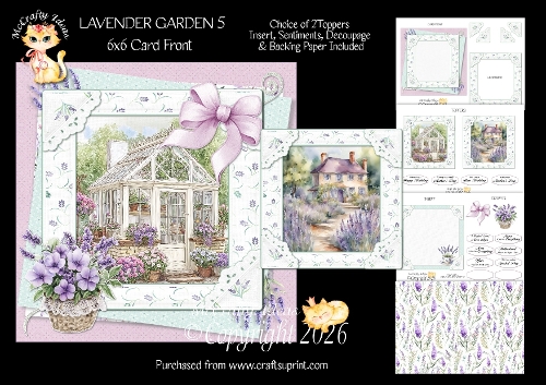 cup1423934_905 - Lavender Garden 5 6x6