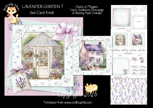 Lavender Garden 7 6x6