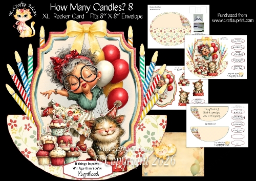 How Many Candles? 8 Rocker