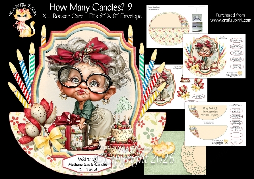 How Many Candles? 9 Rocker