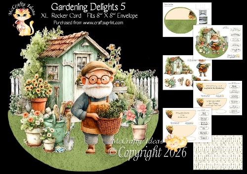 Gardening Delights 5 Rocker