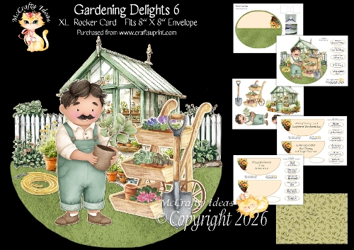 Gardening Delights 6 Rocker