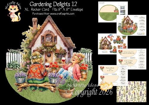 Gardening Delights 12 Rocker