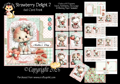 Strawberry Delight 2 6x6