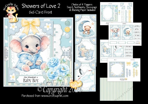 Showers of Love 2 6x6