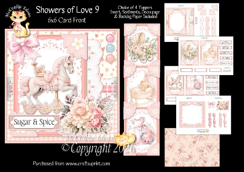 Showers of Love 9 6x6