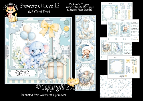 Showers of Love 12 6x6