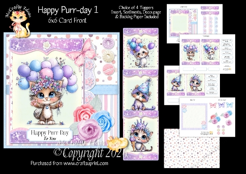 Happy Purr-day 1 6x6