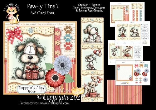 Paw-ty Time 1 6x6