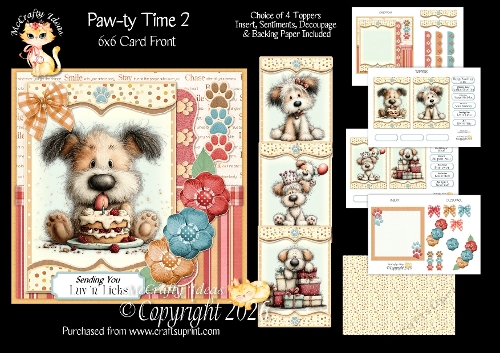 Paw-ty Time 2 6x6