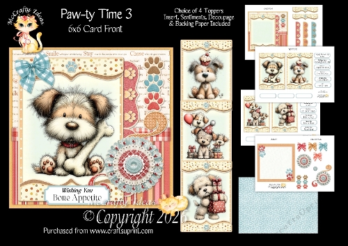 Paw-ty Time 3 6x6