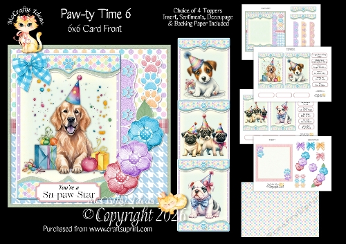 Paw-ty Time 6 6x6