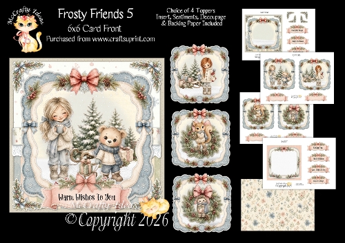 Frosty Friends 5 6x6