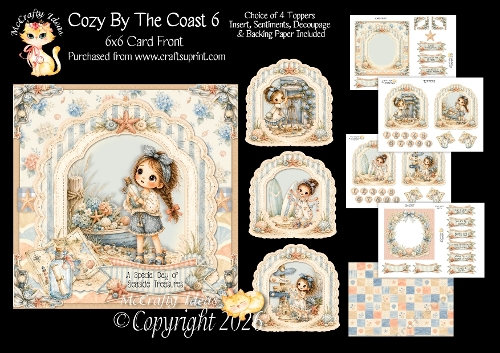 Cozy By The Coast 6 6x6