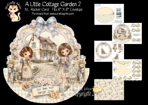 A Little Cottage Garden 2 Rocker