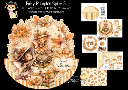 Fairy Pumpkin Spice 3 Rocker