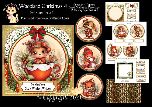 cup1454246_905 - Woodland Christmas 4 6x6