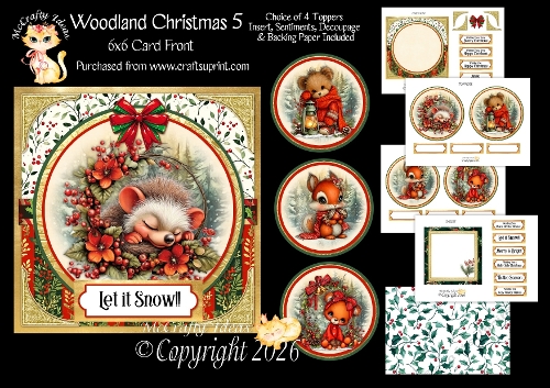 cup1454247_905 - Woodland Christmas 5 6x6