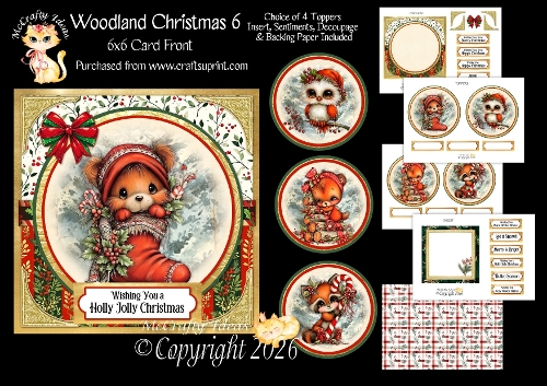 cup1454248_905 - Woodland Christmas 6 6x6